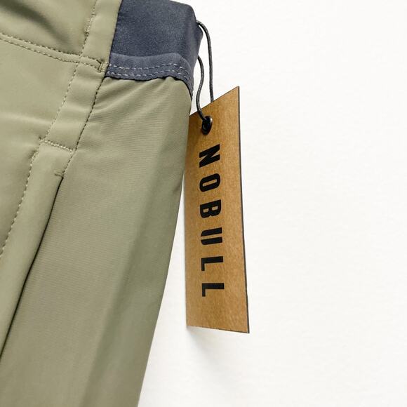 NoBull Men's Lightweight Stretch Shorts Army Green Gym Workout Size XXXL - Picture 5 of 7